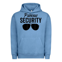 Pigment Pebble Blue princess security dad boyfriend husband pregnancy t shirt Urban Hoodie - linhVisuals
