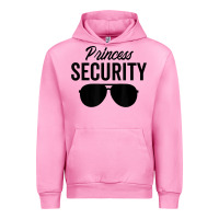 Fuchsia Pink princess security dad boyfriend husband pregnancy t shirt Urban Hoodie - linhVisuals