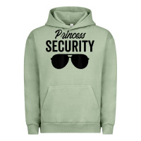 Pigment Oil Green princess security dad boyfriend husband pregnancy t shirt Urban Hoodie - linhVisuals