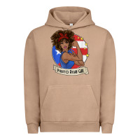 Pigment Burro puerto rican girl strong t shirt puerto rico pride boricua Urban Hoodie - linhVisuals