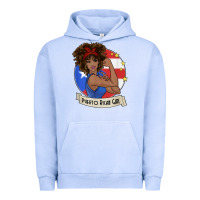 Pigment Grape Ice puerto rican girl strong t shirt puerto rico pride boricua Urban Hoodie - linhVisuals