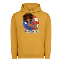Pigment Peanut Butter puerto rican girl strong t shirt puerto rico pride boricua Urban Hoodie - linhVisuals