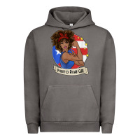 Pigment Tornado puerto rican girl strong t shirt puerto rico pride boricua Urban Hoodie - linhVisuals