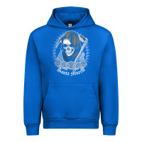 Cobalt santa muerte female deity mexican satanic dead sugar skull tank top Urban Hoodie - linhVisuals