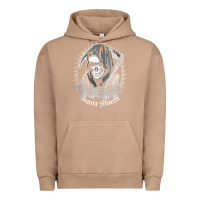 Pigment Burro santa muerte female deity mexican satanic dead sugar skull tank top Urban Hoodie - linhVisuals