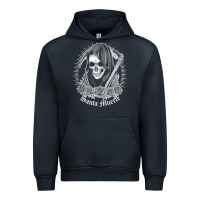 Navy santa muerte female deity mexican satanic dead sugar skull tank top Urban Hoodie - linhVisuals