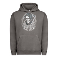 Pigment Tornado santa muerte female deity mexican satanic dead sugar skull tank top Urban Hoodie - linhVisuals