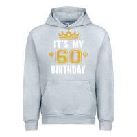 Heather Grey it's my 60th birthday gift for 60 years old man and woman t shirt Urban Hoodie - linhVisuals