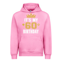 Fuchsia Pink it's my 60th birthday gift for 60 years old man and woman t shirt Urban Hoodie - linhVisuals