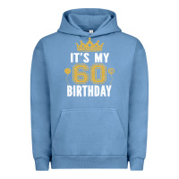 Pigment Pebble Blue it's my 60th birthday gift for 60 years old man and woman t shirt Urban Hoodie - linhVisuals