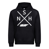 Black vintage nashville retro nsh cross t shirt Urban Hoodie - linhVisuals