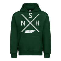 Forest Green vintage nashville retro nsh cross t shirt Urban Hoodie - linhVisuals
