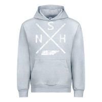 Heather Grey vintage nashville retro nsh cross t shirt Urban Hoodie - linhVisuals