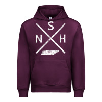 Mauve Wine vintage nashville retro nsh cross t shirt Urban Hoodie - linhVisuals