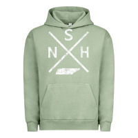 Pigment Oil Green vintage nashville retro nsh cross t shirt Urban Hoodie - linhVisuals