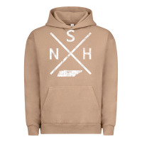 Pigment Burro vintage nashville retro nsh cross t shirt Urban Hoodie - linhVisuals