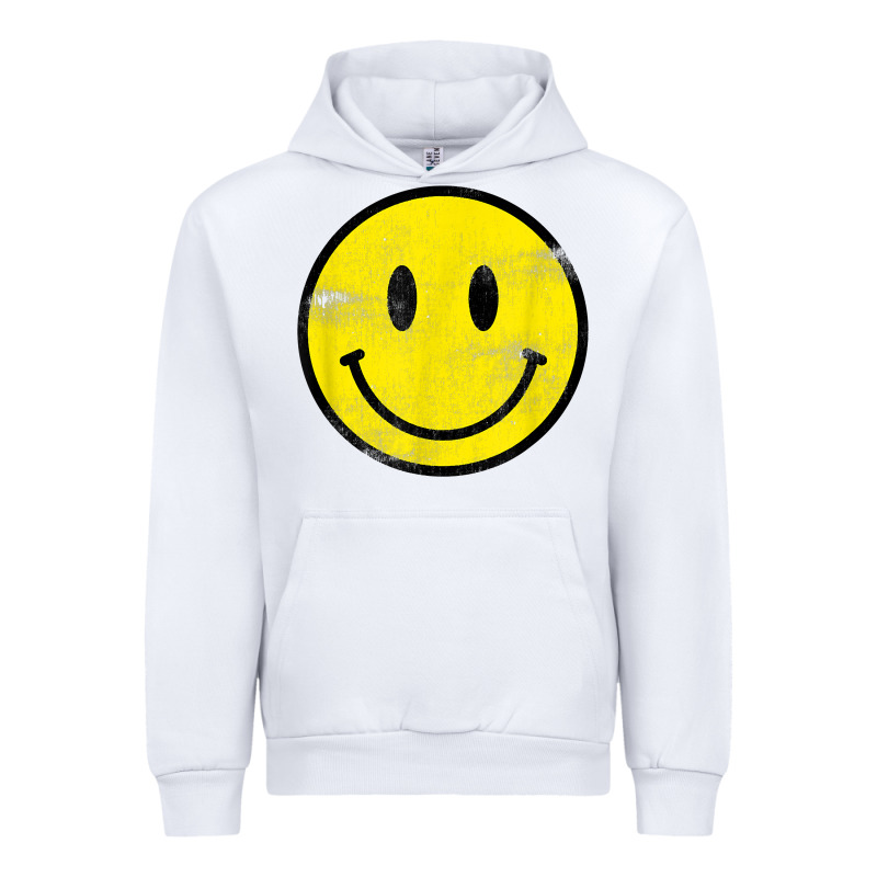 Vintage Retro Happy Smiley Face 80's 90's Aesthetic T Shirt Urban Hoodie by linhVisuals | Teevron