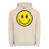 Pigment French Oak vintage retro happy smiley face 80's 90's aesthetic t shirt Urban Hoodie - linhVisuals