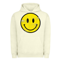 Pigment Pistachio vintage retro happy smiley face 80's 90's aesthetic t shirt Urban Hoodie - linhVisuals
