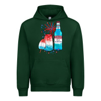Forest Green th of july drinks, american ice Urban Hoodie - JahusDesignShop