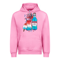 Fuchsia Pink th of july drinks, american ice Urban Hoodie - JahusDesignShop