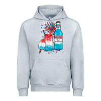 Heather Grey th of july drinks, american ice Urban Hoodie - JahusDesignShop