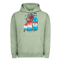 Pigment Oil Green th of july drinks, american ice Urban Hoodie - JahusDesignShop