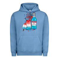 Pigment Pebble Blue th of july drinks, american ice Urban Hoodie - JahusDesignShop
