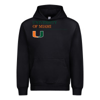 Black The university of miami Urban Hoodie - linhVisuals