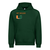 Forest Green The university of miami Urban Hoodie - linhVisuals