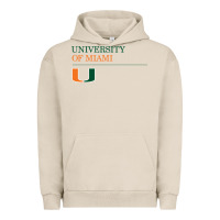 Pigment French Oak The university of miami Urban Hoodie - linhVisuals