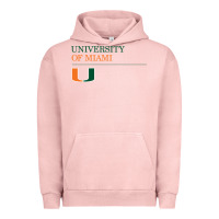 Pigment Salmon The university of miami Urban Hoodie - linhVisuals