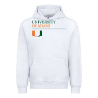 White The university of miami Urban Hoodie - linhVisuals