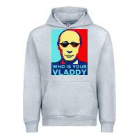 Heather Grey who is your vladdy Urban Hoodie - linhVisuals