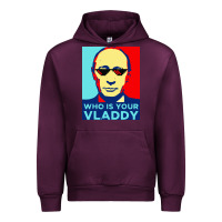 Mauve Wine who is your vladdy Urban Hoodie - linhVisuals