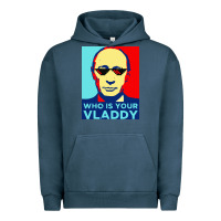 Pigment Midnight Navy who is your vladdy Urban Hoodie - linhVisuals