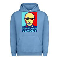 Pigment Pebble Blue who is your vladdy Urban Hoodie - linhVisuals