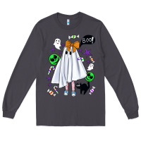 Smoke cute ghost halloween Long Sleeve Tee - BundleAndBundleShop