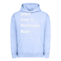 Pigment Grape Ice peace love & electronic music  edm techno t shirt Urban Hoodie - linhVisuals