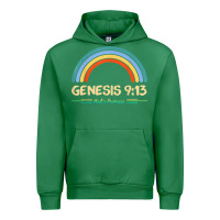 Emerald genesis 913 god's promise faithfully rainbow bible verse t shirt Urban Hoodie - linhVisuals