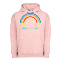 Pigment Salmon genesis 913 god's promise faithfully rainbow bible verse t shirt Urban Hoodie - linhVisuals