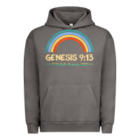 Pigment Tornado genesis 913 god's promise faithfully rainbow bible verse t shirt Urban Hoodie - linhVisuals
