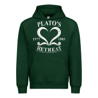 Forest Green plato retreat club vintage retro nyc t shirt Urban Hoodie - linhVisuals