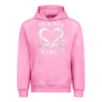 Fuchsia Pink plato retreat club vintage retro nyc t shirt Urban Hoodie - linhVisuals
