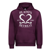 Mauve Wine plato retreat club vintage retro nyc t shirt Urban Hoodie - linhVisuals