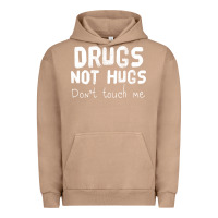 Pigment Burro drugs not hugs Urban Hoodie - linhVisuals