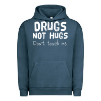 Pigment Midnight Navy drugs not hugs Urban Hoodie - linhVisuals