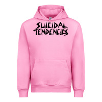Fuchsia Pink suicidal tendencies Urban Hoodie - linhVisuals