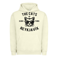 Pigment Pistachio cats of downtown reykjavik t shirt Urban Hoodie - linhVisuals