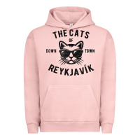 Pigment Salmon cats of downtown reykjavik t shirt Urban Hoodie - linhVisuals